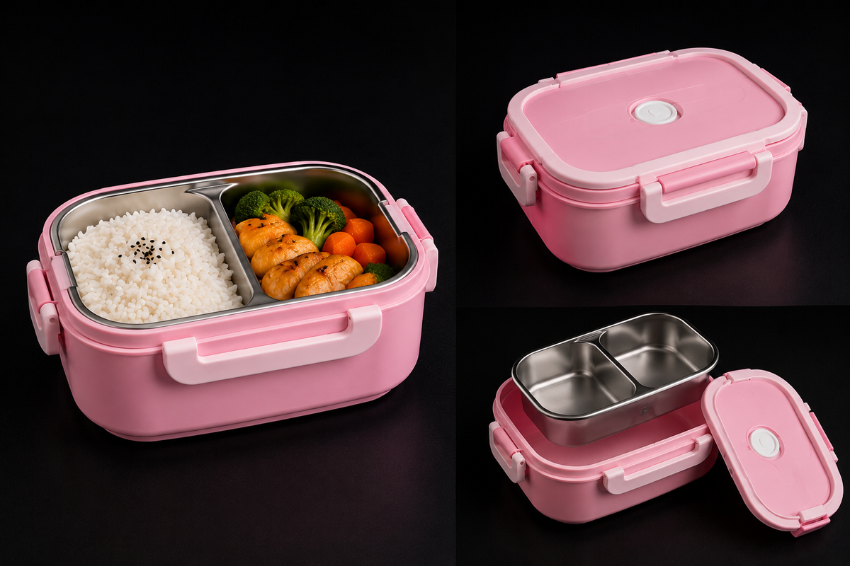 KITCHZENO Electric Lunch Box – Portable Food Warmer for Office & Travel
